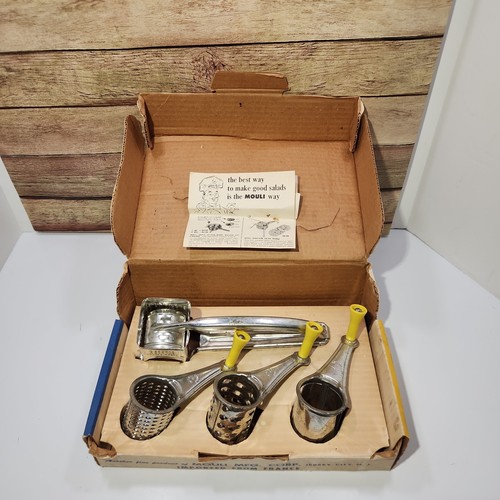 Vintage mouli triple - vintage, grater