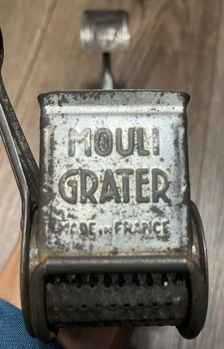 Vtg mouli grater - grater, crank