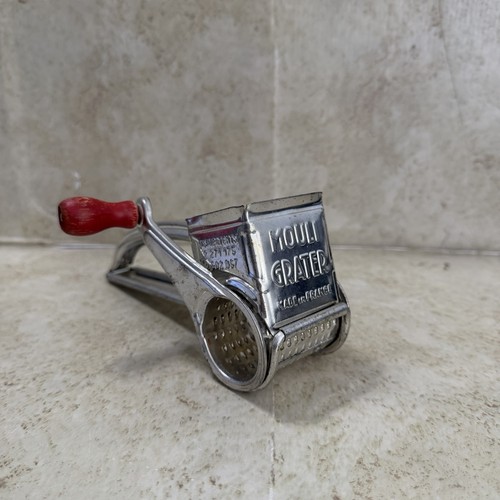 Vtg mouli cheese grater made - mouli,