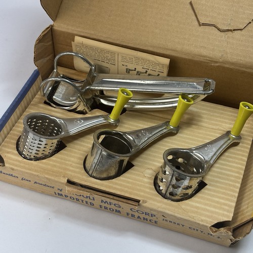 Vintage mouli triple grater - grater, 3