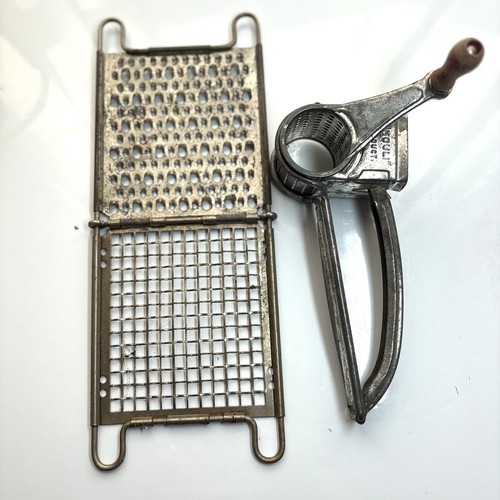 Vtg mouli cheese grater m - &,